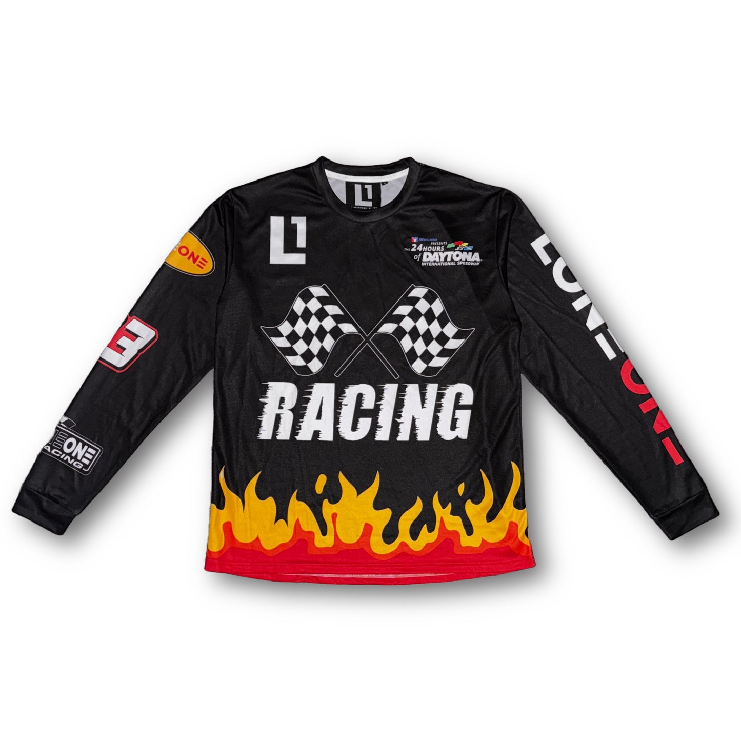 Race-Inspired Flame Jersey