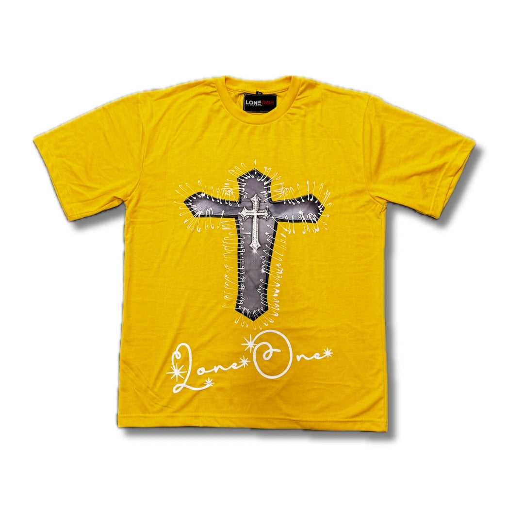 Cross T-Shirt (Yellow)