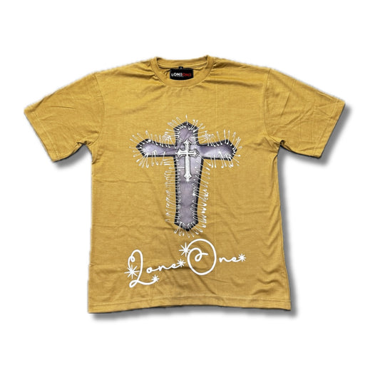 Cross T-Shirt (Tan)